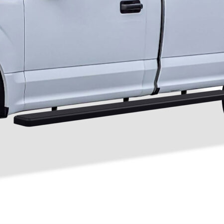 APS IB06WAH9LB – 5-Inch Wheel-to-Wheel Black iStep Side Steps – Pair