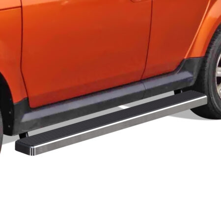 APS IB08EAB3A – 5-Inch Door-to-Door Hairline iStep Side Steps – Pair