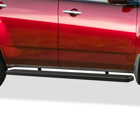 APS IB08FAD1B – 6-Inch Door-to-Door Black iStep Side Steps – Pair