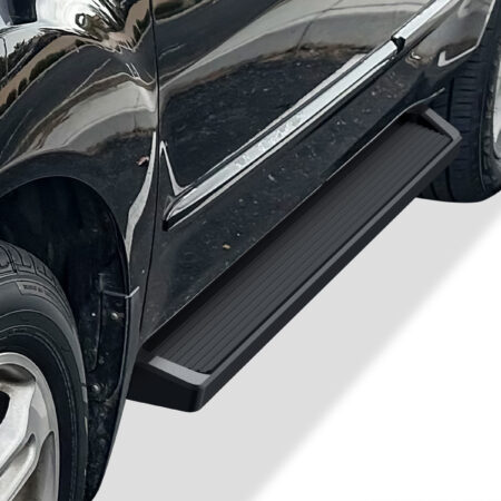 APS IB08RAD1B – 6-Inch Door-to-Door Black Running Boards – Pair