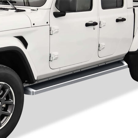 APS IB10RAA5A – 6-Inch Door-to-Door Polished Running Boards – Pair
