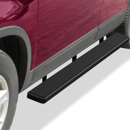 APS IB11FCC7B – 6-Inch Door-to-Door Black iStep Side Steps – Pair
