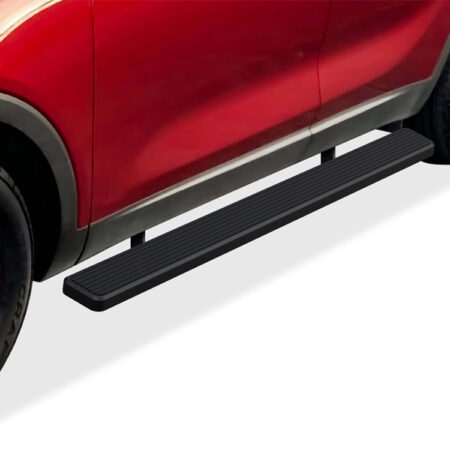 APS IB11FCC9B – 6-Inch Door-to-Door Black iStep Side Steps – Pair