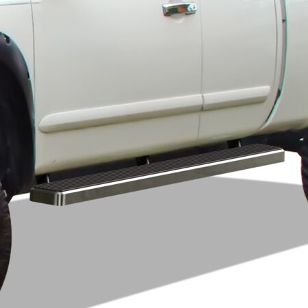 APS IB14EJD9A – 5-Inch Door-to-Door Hairline iStep Side Steps – Pair