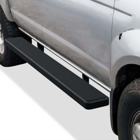 APS IB14FBB5B – 6-Inch Door-to-Door Black iStep Side Steps – Pair