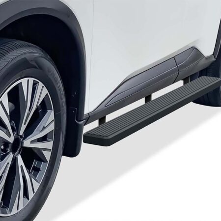 APS IB14FCF9B – 6-Inch Door-to-Door Black iStep Side Steps – Pair