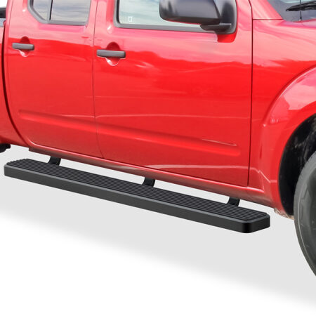 APS IB14FJI5B – 6-Inch Door-to-Door Black iStep Side Steps – Pair
