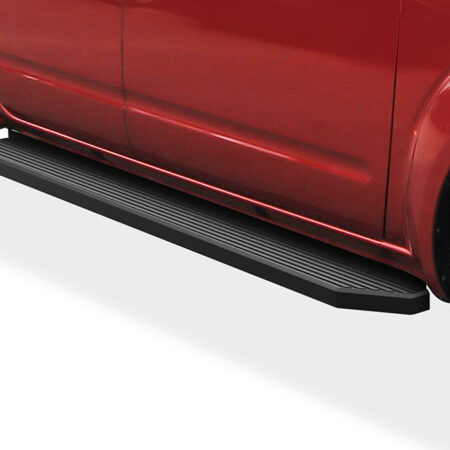 APS IB14RJI5H – H-Style Door-to-Door Black Running Boards – Pair