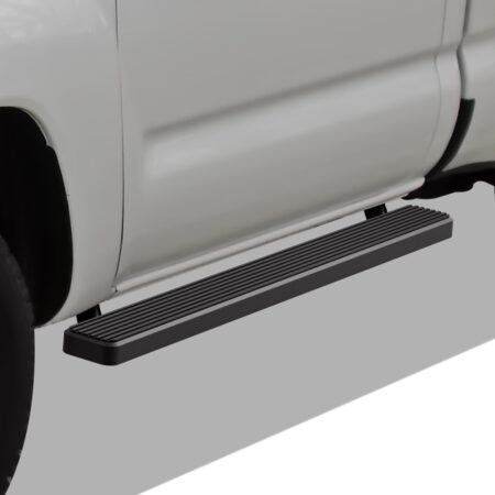 APS IB20ECE8B – 5-Inch Door-to-Door Black iStep Side Steps – Pair