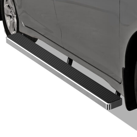 APS IB20ECF2A – 5-Inch Door-to-Door Hairline iStep Side Steps – Pair