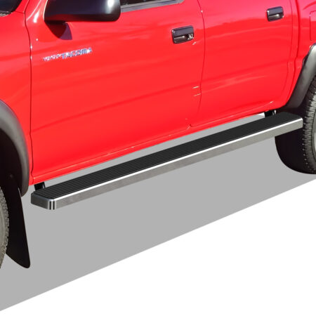 APS IB20EJE7A – 5-Inch Door-to-Door Hairline iStep Side Steps – Pair