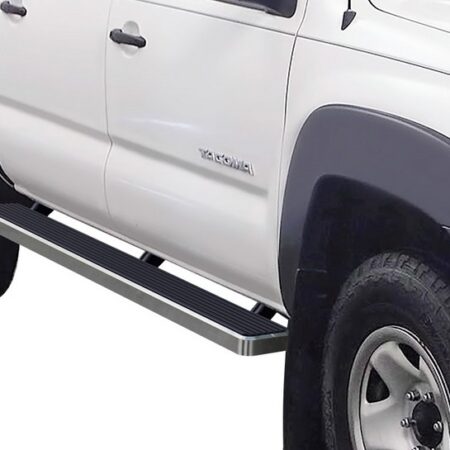 APS IB20EJE8A – 5-Inch Door-to-Door Hairline iStep Side Steps – Pair