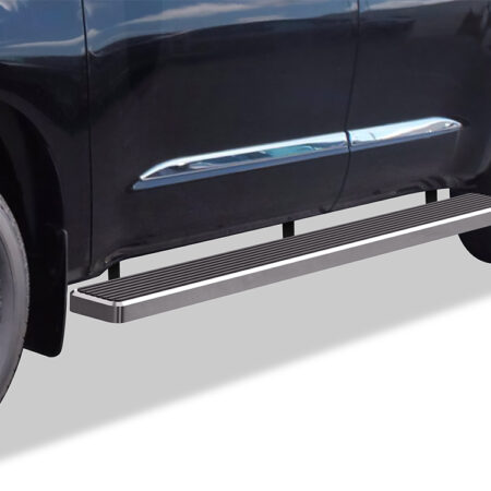 APS IB20FBC1A – 6-Inch Door-to-Door Hairline iStep Side Steps – Pair