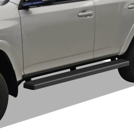APS IB20FBH0B – 6-Inch Door-to-Door Black iStep Side Steps – Pair