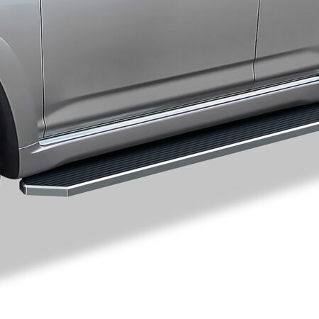 APS IB20RIG3Y – H-Style Door-to-Door Polished Running Boards – Pair