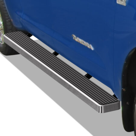 APS IB20SJI7LA – 6-Inch Wheel-to-Wheel Hairline iStep Side Steps – Pair