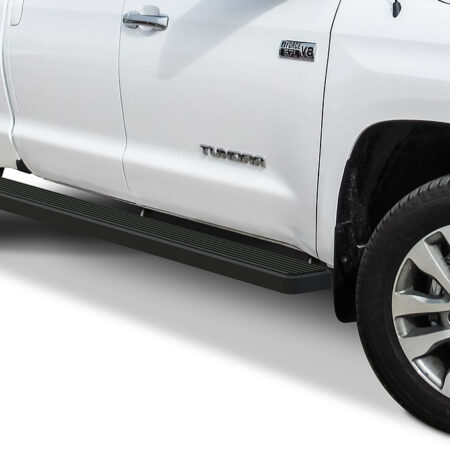 APS IB20SJI7SB – 6-Inch Wheel-to-Wheel Black iStep Side Steps – Pair