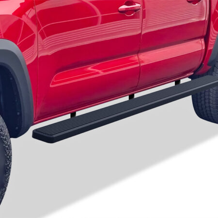 APS IB20WJE8SB – 5-Inch Wheel-to-Wheel Black iStep Side Steps – Pair