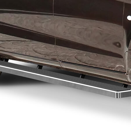 APS IB26EDJ6A – 5-Inch Door-to-Door Hairline iStep Side Steps – Pair