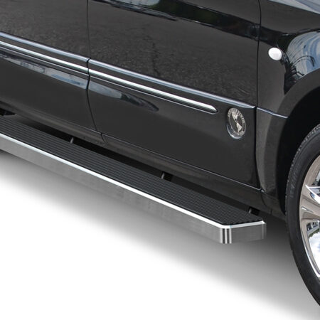APS IB26FDJ6A – 6-Inch Door-to-Door Hairline iStep Side Steps – Pair