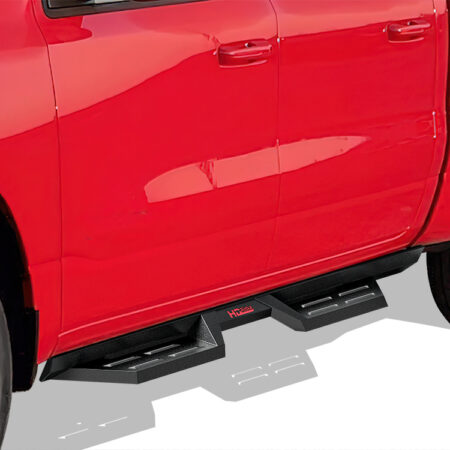 APS WB04DBE8B – Drop Style Door-to-Door Black Nerf Bars – Pair