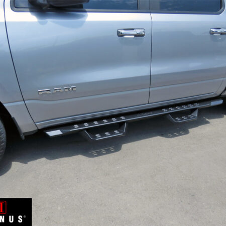 APS WB04RBE8B – Drop Style Door-to-Door Black Nerf Bars – Pair