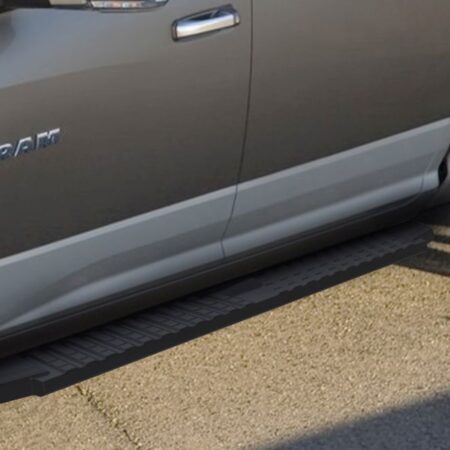 APS WB04TAG9B – T-Style Door-to-Door Black Running Boards – Pair