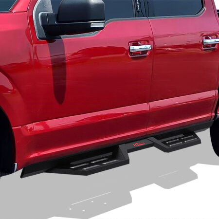 APS WB06DAG5B – Drop Style Door-to-Door Black Nerf Bars – Pair