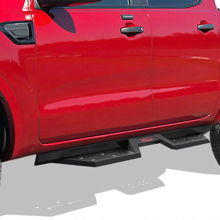 APS WB06DBC9B – Drop Style Door-to-Door Black Nerf Bars – Pair