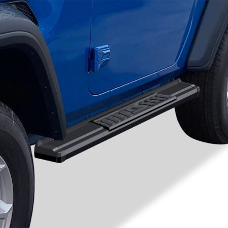 APS WB10SAA6B – OE Style Door-to-Door Black Running Boards – Pair
