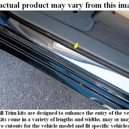 QAA DS39181 – Stainless Door Sill Trim 2-Piece – Fits 1999-2002 Chevrolet Silverado