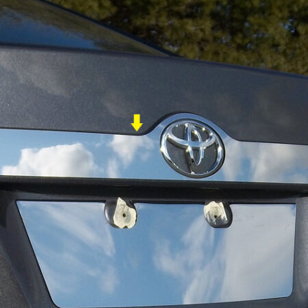 QAA LB12130 – Stainless Steel Rear License Trim 1-Piece – Fits 2012-2014 Toyota Camry