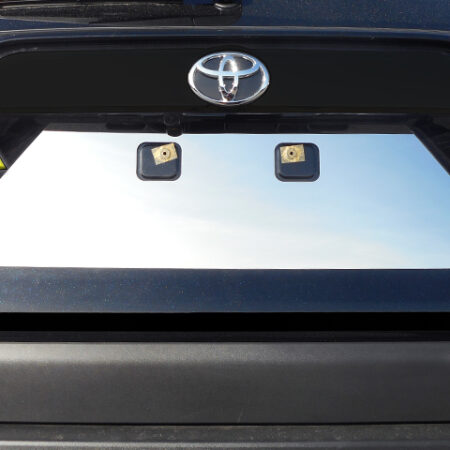 QAA LP19180 – Stainless License Plate Bezel 1-Piece – Fits 2019-2023 Toyota Rav4
