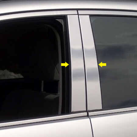 QAA PP12235 – Stainless Steel Pillar Trim 4-Piece – Fits 2012-2016 Honda CR-V