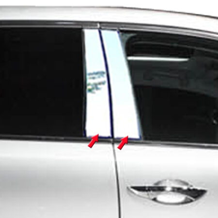 QAA PP14297 – Stainless Steel Pillar Trim 4-Piece – Fits 2014-2020 Acura MDX