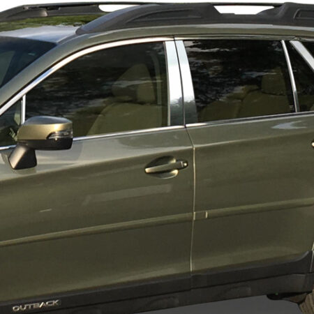 QAA PP16483 – Stainless Steel Pillar Trim 14-Piece – Fits 2015-2019 Subaru Outback