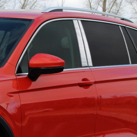 QAA PP18651 – Stainless Steel Pillar Trim 6-Piece – Fits 2018-2023 Volkswagen Tiguan