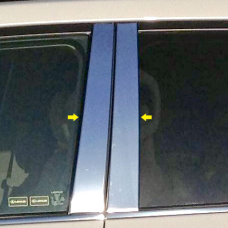 QAA PP28120 – Stainless Steel Pillar Trim 4-Piece – Fits 2008-2020 Lexus LX570