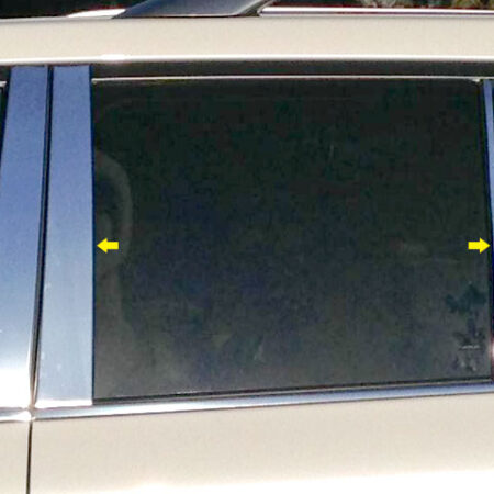 QAA PP28121 – Stainless Steel Pillar Trim 6-Piece – Fits 2008-2020 Lexus LX570