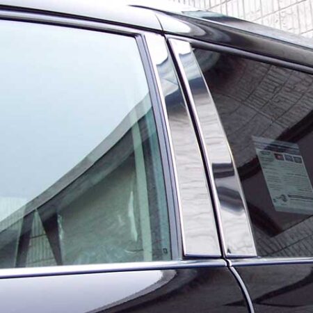 QAA PP43440 – Stainless Steel Pillar Trim 4-Piece – Fits 2003-2007 Saturn Vue