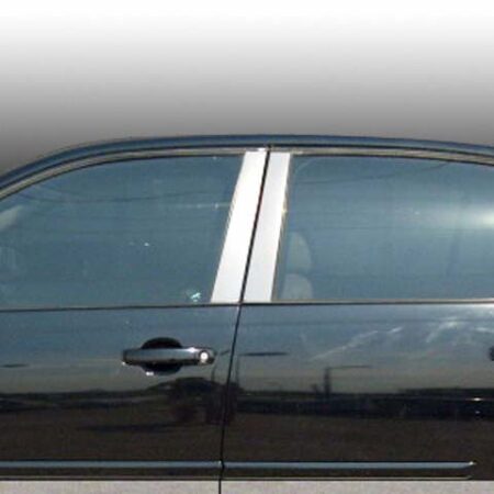 QAA PP44105 – Stainless Steel Pillar Trim 4-Piece – Fits 2004-2007 Chevrolet Malibu