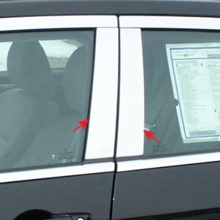 QAA PP45760 – Stainless Steel Pillar Trim 4-Piece – Fits 2005-2010 Chrysler 300
