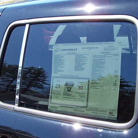 QAA PP46140 – Stainless Steel Pillar Trim 2-Piece – Fits 2006-2011 Chevrolet HHR