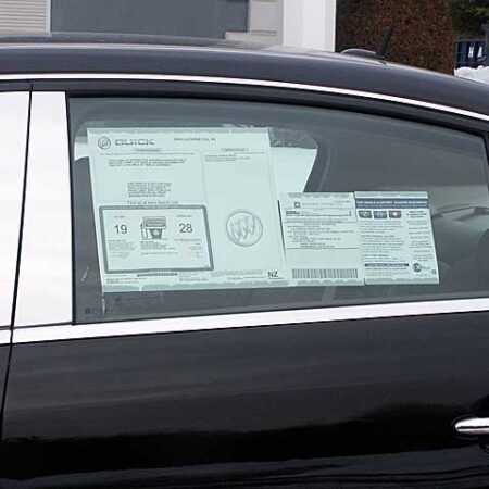 QAA PP46551 – Stainless Steel Pillar Trim 6-Piece – Fits 2006-2011 Buick Lucerne