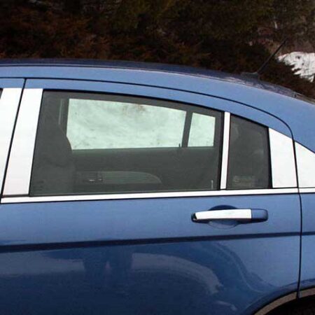 QAA PP47783 – Stainless Steel Pillar Trim 10-Piece – Fits 2011-2014 Chrysler 200