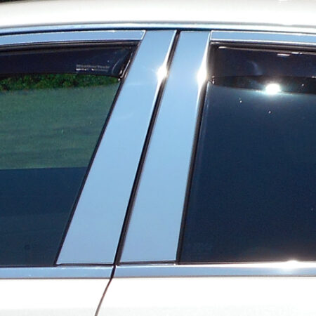 QAA PP48250 – Stainless Steel Pillar Trim 4-Piece – Fits 2008-2013 Cadillac CTS