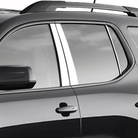 QAA PP57426 – Stainless Steel Pillar Trim 6-Piece – Fits 2017-2023 GMC Acadia