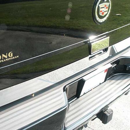 QAA RT42255 – Stainless Steel Tailgate Trim 2-Piece – Fits 2002-2006 Cadillac Escalade