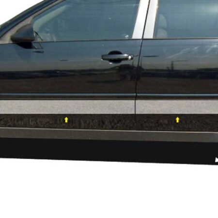 QAA TH44105 – Stainless Rocker Panel Trim 8-Piece – Fits 2004-2007 Chevrolet Malibu