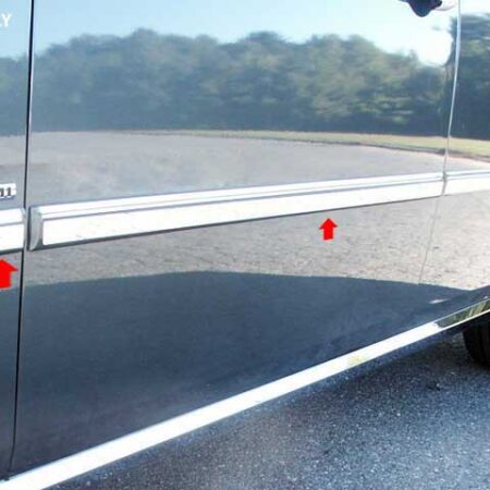QAA TH45922 – Stainless Rocker Panel Trim 6-Piece – Fits 2005-2008 Dodge Magnum